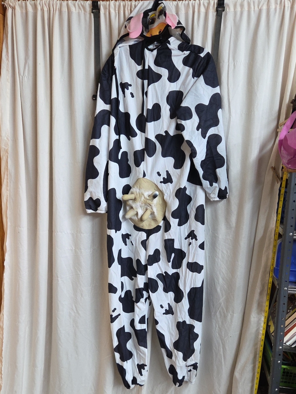 Rubies Adult Cow Costume Unisex Standard One Size Halloween Farm Animal Cosplay